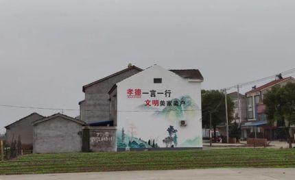 宜城新农村墙绘